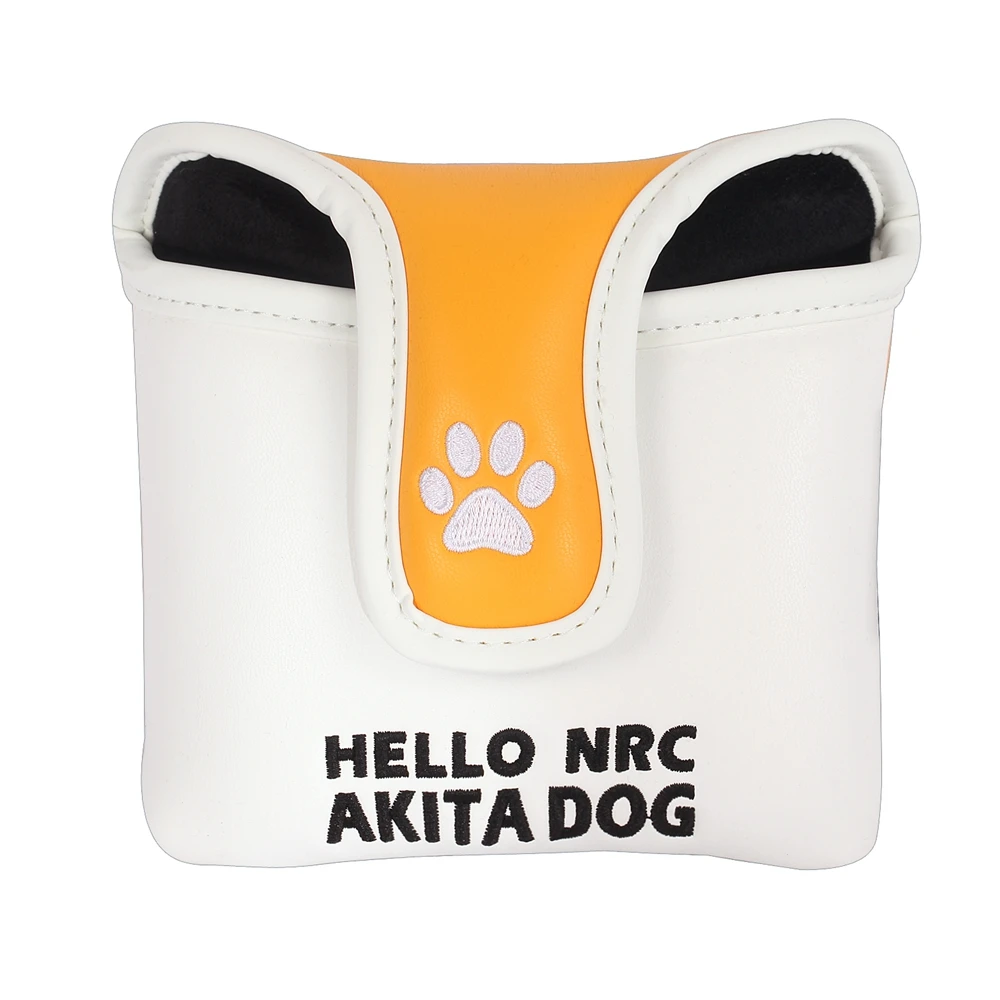 Милая собака кошка вышивка из синтетической кожи магнитная застежка клюшка для