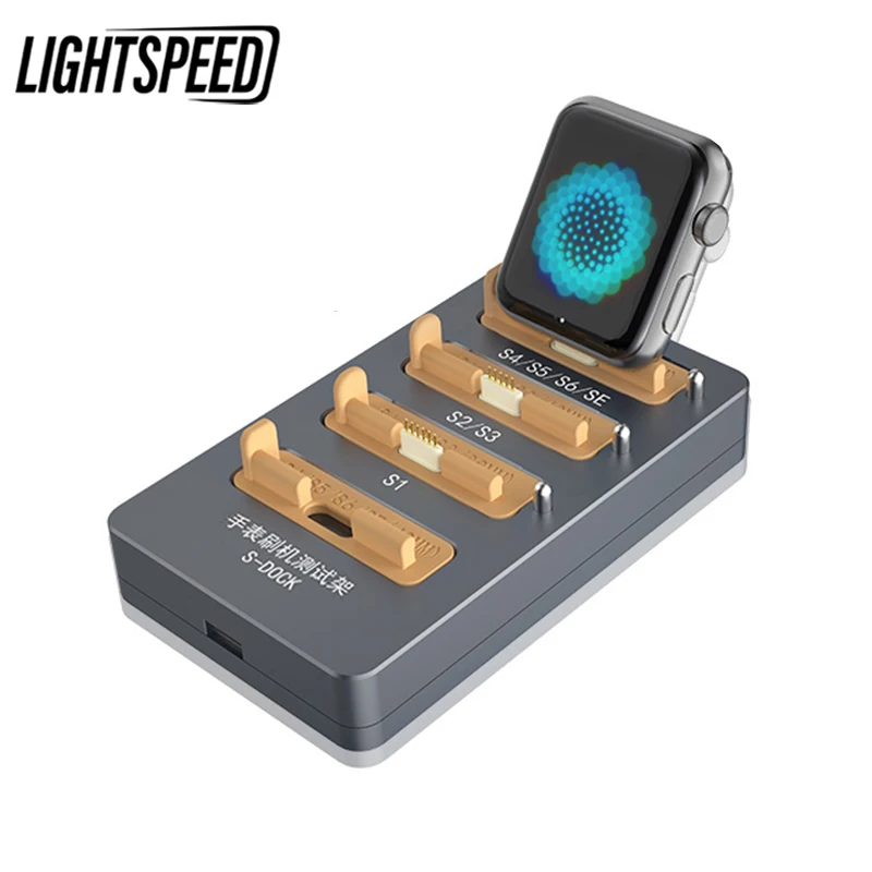 

JC Aixun S-DOCK Watch восстанавливающая тестовая подставка для S1 S2 S3 S4 S5 S6 SE Восстанавливающий адаптер Восстанавливающий инструмент Перезагрузка экрана по умолчанию сенсорного экрана