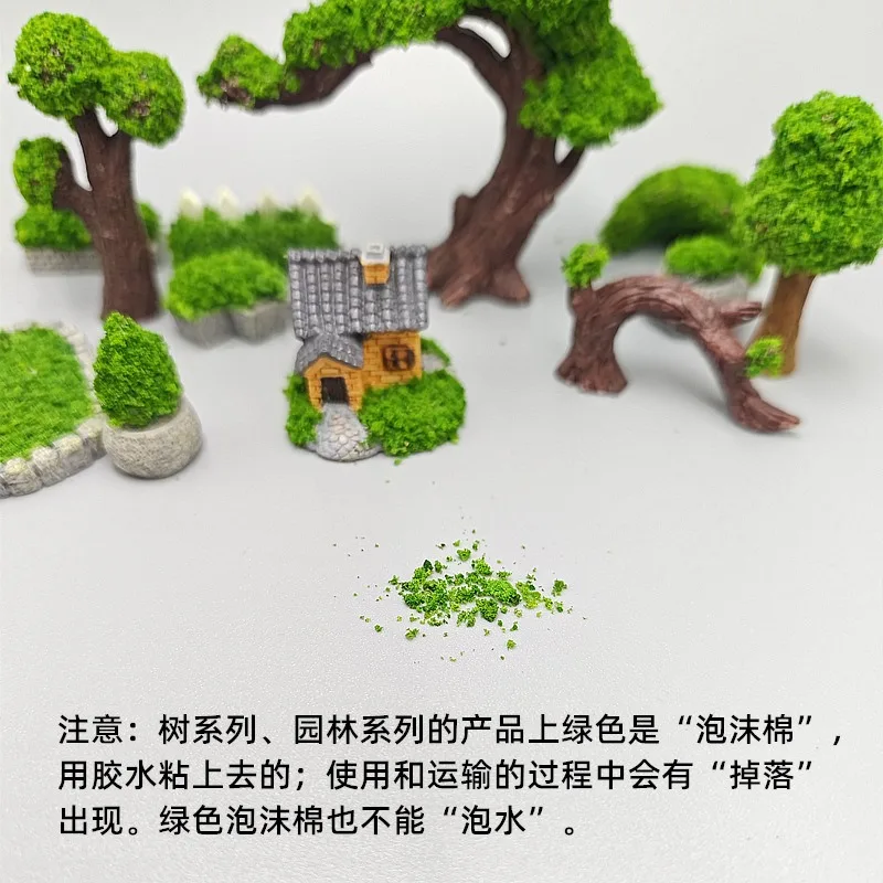 BAIUFOR миниатюрный пейзаж искусственный зеленый цветок деревья DIY украшение для