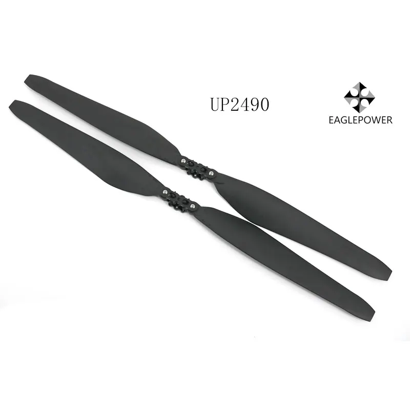 

1 pair UP2490 24 inch Carbon Fiber Composite Propeller CW CCW with Paddle Clip for Agricultural Drone 6215 P70 Motor