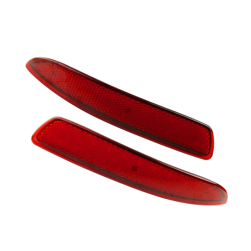 НОВИНКА-1 пара красных светодиодных отражателей заднего бампера стоп-сигнал для