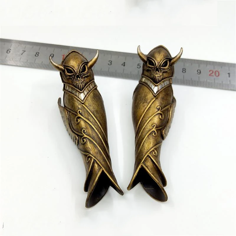 

In Stock 1/6 TBLeague PL2020-173A Knight Of Fire Dark Gold Leg Armors Models For 12inch Action Figures Accessories