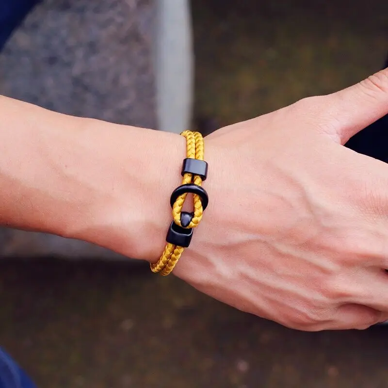 Браслет Noter Hiphop для мужчин двухслойный браслет аксессуары на удачу подарок