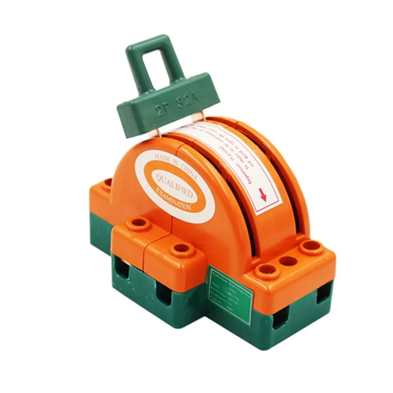 

Two Pole Knife Disconnect Safety Disconnect Semicircular Breaker for Household Industrial Appliances Dropship