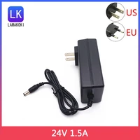 dc 24v 1 5a power adapter 1a water pump purifier sweeper led switching power supply charger