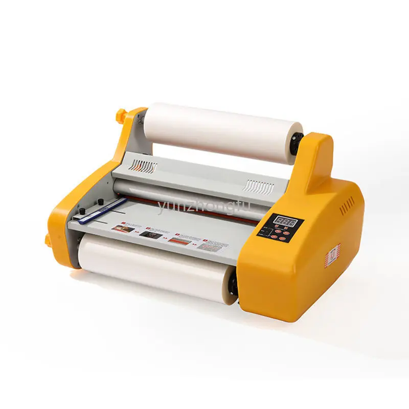 

FM3520 A3+ Laminating Machine Desktop Type Hot Roll Laminator Single and Double Sided Laminating Digital Display 1.5m/min