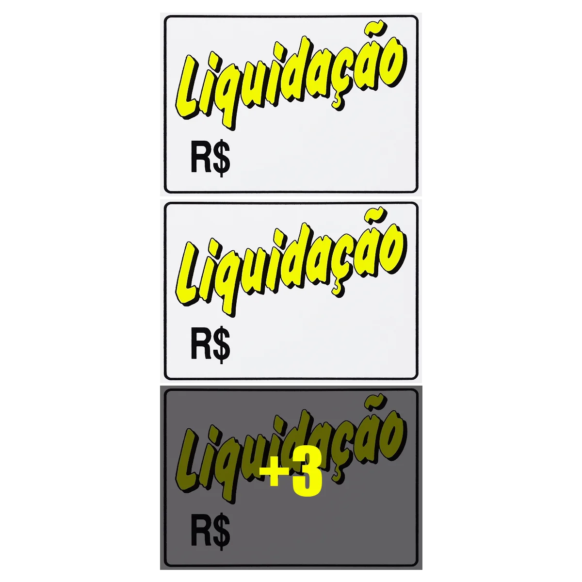 

Combo 6 Signaling Plates Settlement 20X15 Access-P-23 F9e
