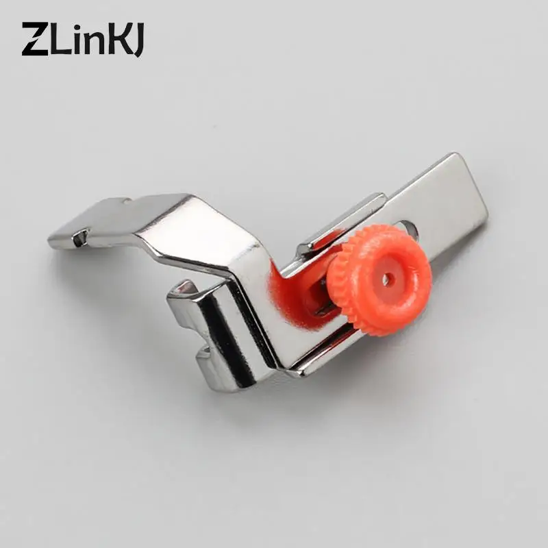 1PCS Stainless Steel Domestic Zipper Foot Low Shank Adjustable Sewing Machine Presser Foot Feet Kit For Brother Singer Janom