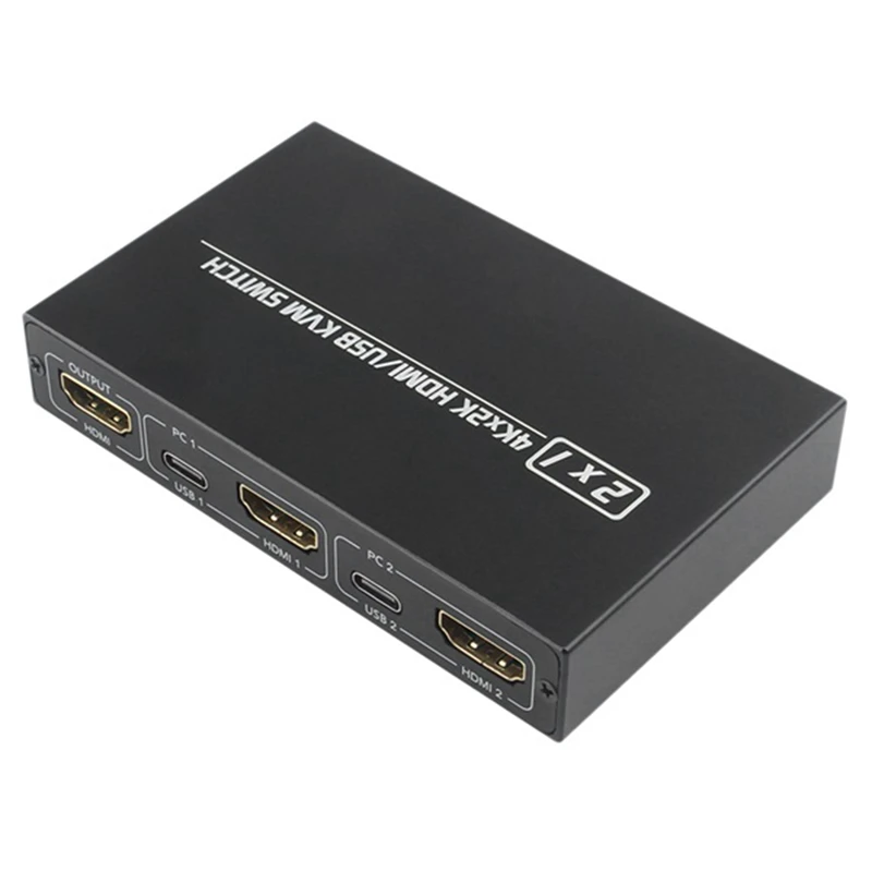 HDMI-совместимый сплиттер 4K переключатель KVM USB 2 0 в 1 для ТВ-приставки монитор