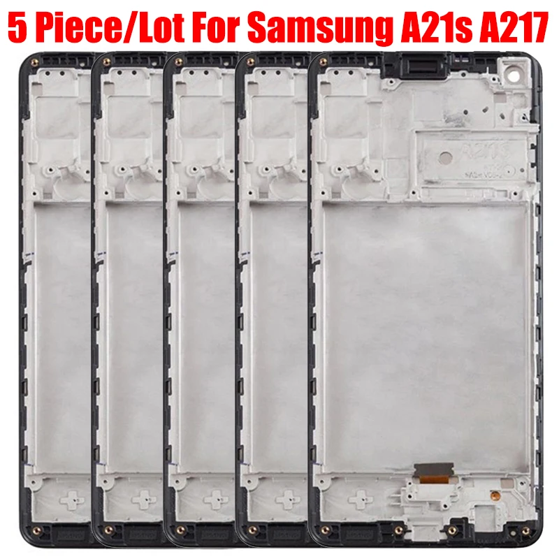 

5 шт./партия Оригинальный ЖК-дисплей для Samsung Galaxy A21s A217 A217F SM- A217F/DS, панель с сенсорным дигитайзером в сборе, рамка