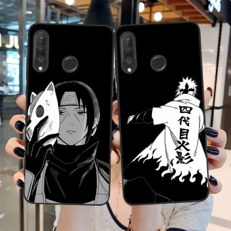 

NARUTO Kakashi Itachi Phone Case For Huawei P20 P30 P40 P50 Lite E P Mate 50 40 30 20 Pro
