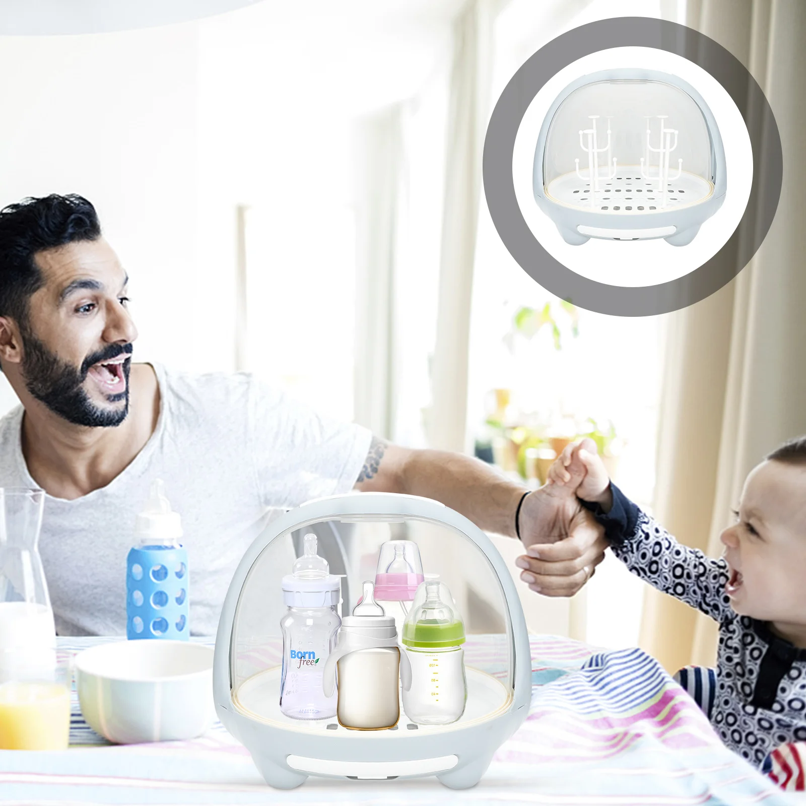 

Bottle Baby Drying Rack Box Holder Organizer Nursing Feeding Storagedryer Container Mug Dinnerware Cup Coffee Tableware Glass
