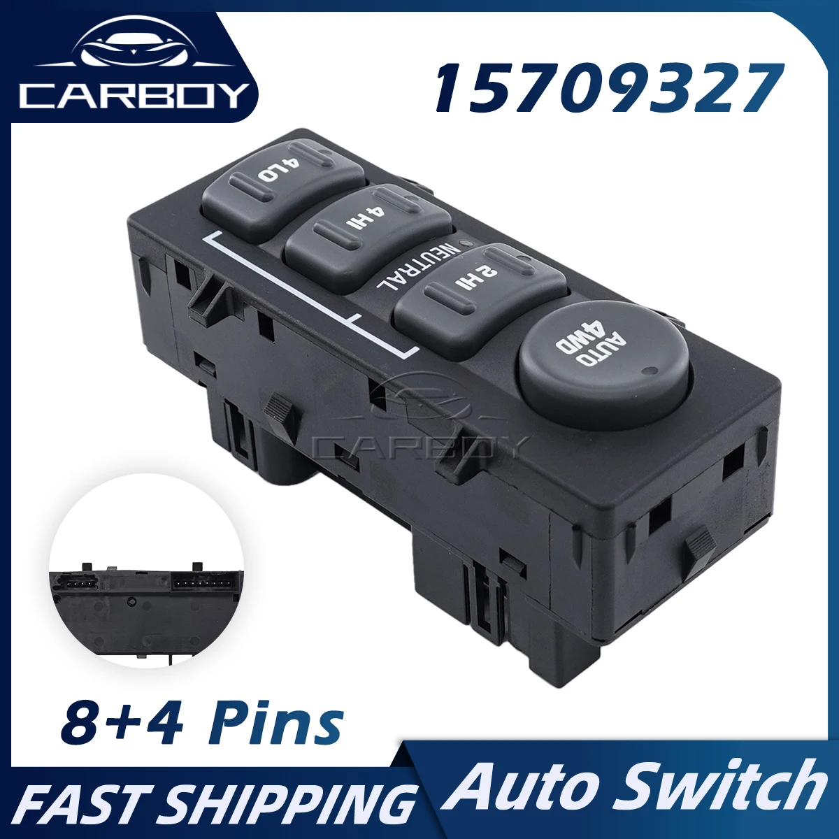 

15709327 4 Wheel Drive Control Switch 4WD Transfer Case For Cadillac Escalade EXT Chevrolet Silverado Suburban GMC Sierra Yukon