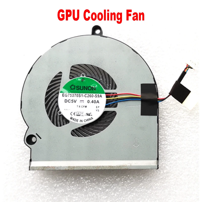 Новый оригинальный вентилятор охлаждения процессора графического для Dell Alienware 15