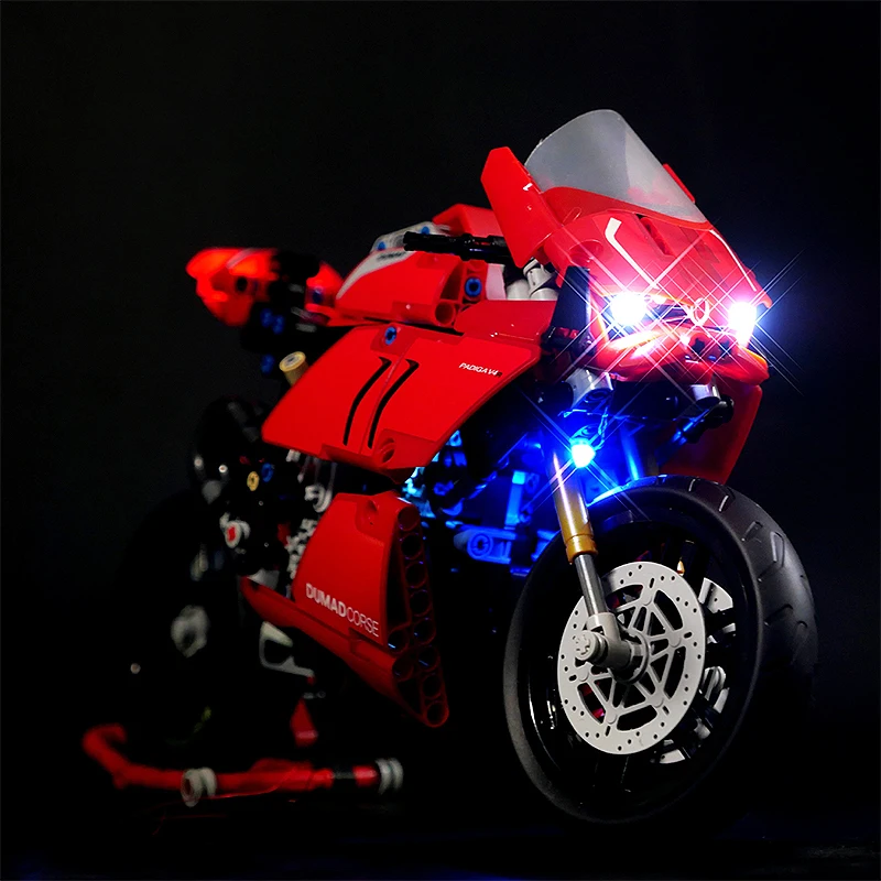 Комплект светодиодных фонарей сделай сам для LEGO 42107 Panigale V4 R (только светодиодный