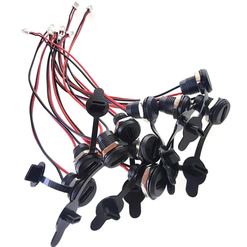 Водонепроницаемые разъемы USB-C  Type-C 10 шт.