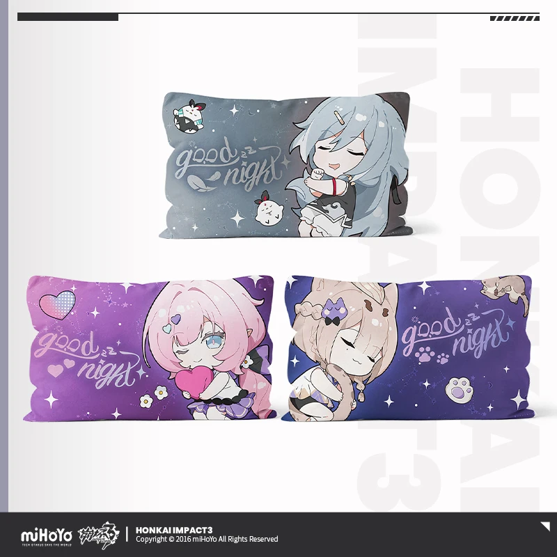 

Anime Game Honkai Impact 3 Kawaii Good Night Series Cosplay Hugging Pillowcase Adults Throw Cushion Bedding Pillow Cover Gifts