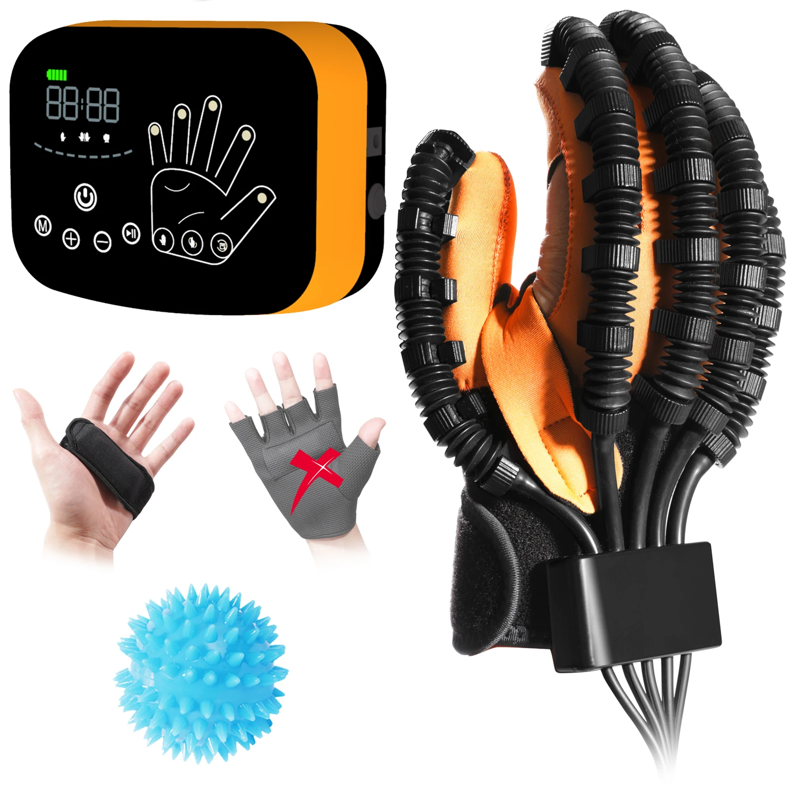 

Rehabilitation Robot Gloves Stroke Hemiplegia Cerebral Infarction Training Devices Finger Exerciser Hand Function Rehabilitation