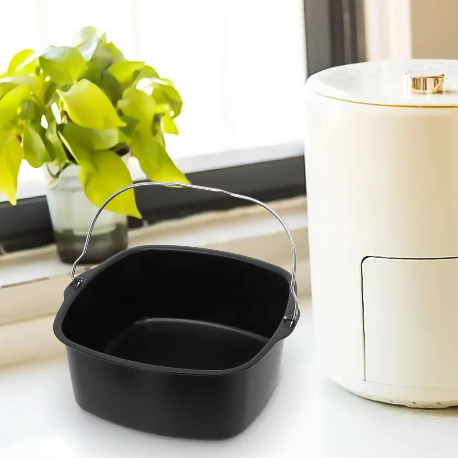 10 1-дюймовая алюминиевая стальная фритюрница с антипригарным покрытием для кухни