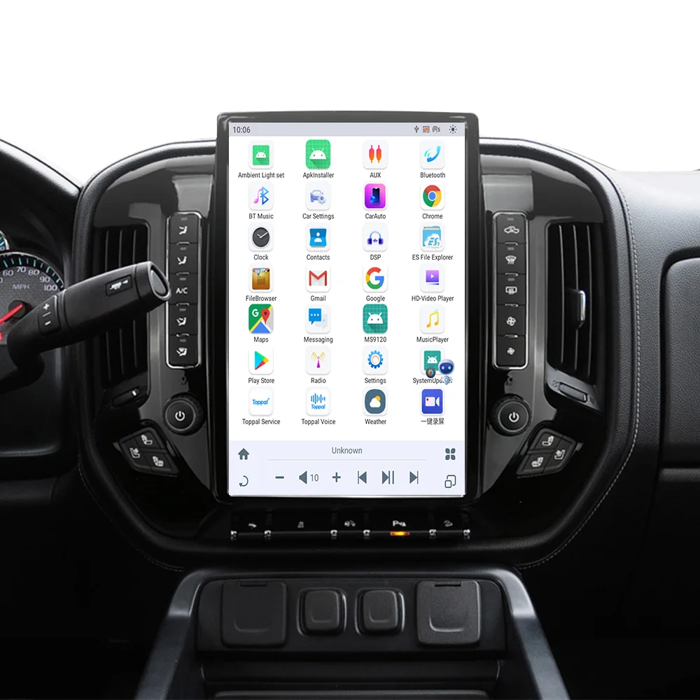 Для Chevrolet Silverado GMC Sierra 2014-2020 автомобильный умный мультимедийный видеоплеер Радио