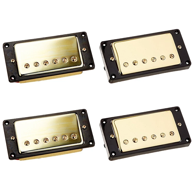 

2 комплекта золотистого звукоснимателя хамбакера для замены Gibson Les Paul