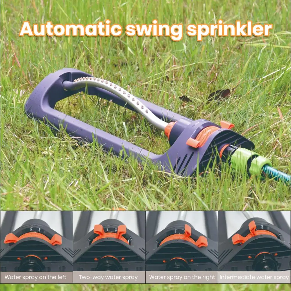 

Sprinkler Practical Auto 180 Degrees Rotation Easy to Install Lawn Covers Watering Automatic Swing Sprinkler Courtyard Supply