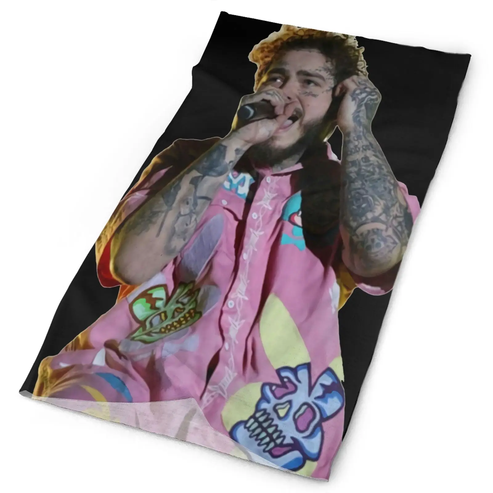 

Post Malone Circles Skull Men's Bandana Tactic Scarf Multicam Skimask Camouflage Snowboard Accessories Cycling Men's Neck Buff