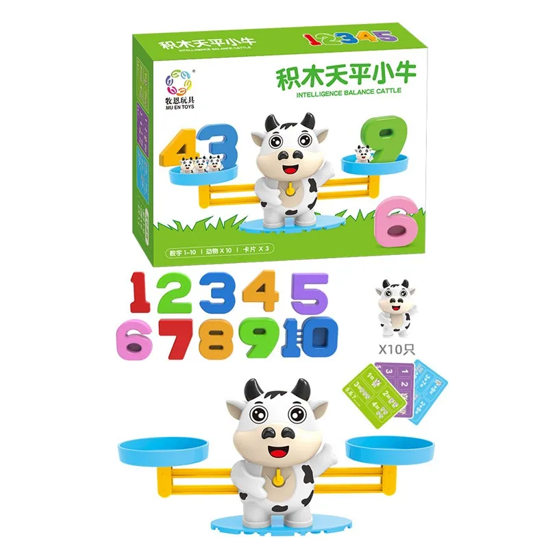 

Kids Digital Enlightenment Toy Smart Monkey Balance Scale Toy Toddlers Intelligence Teaching Children Educational Learning Toys