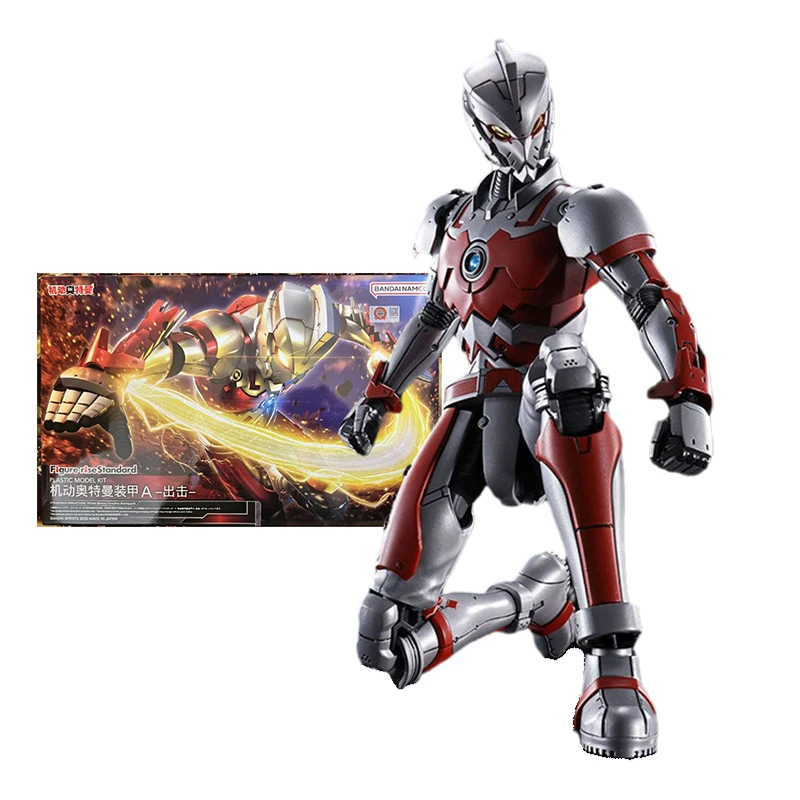 

Bandai Original Ultraman Model Kit Anime Figure Rise FRS Ace A Action Collection Model Anime Figure Toys For Boys Free Shipping