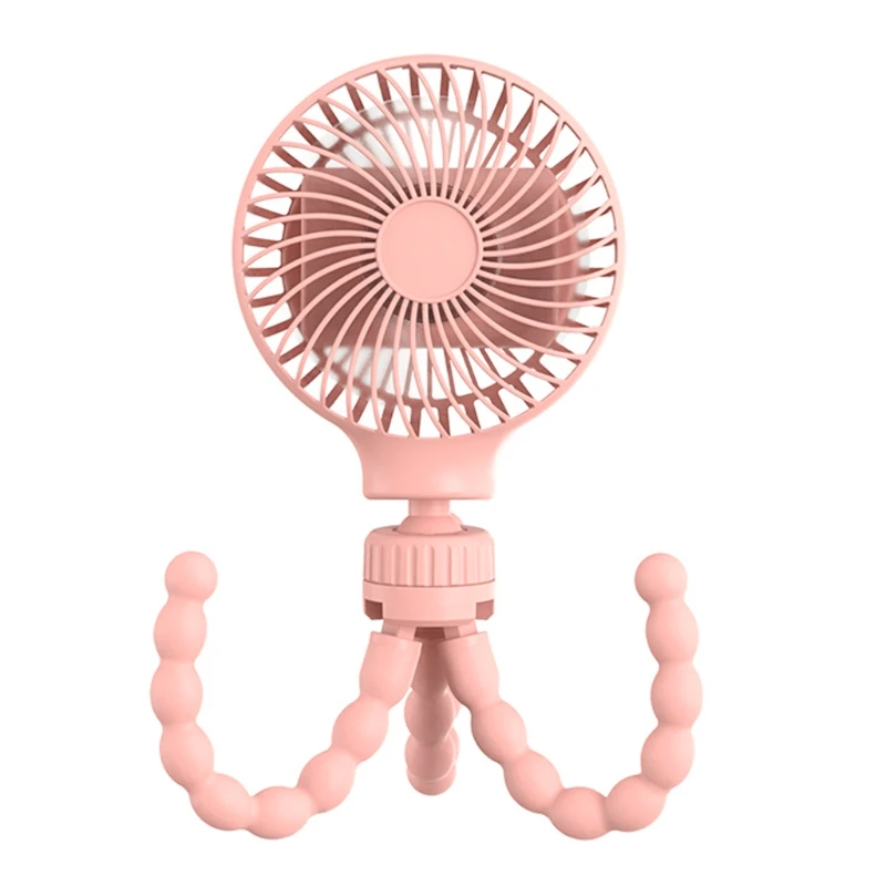 

Portable Stroller Fan Battery Operated Fan With Flexible Tripod Personal Handheld Fans Fix on Stroller Bed Bike Crib Car