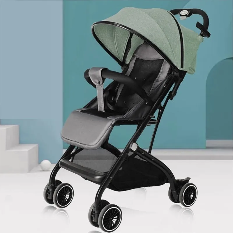 0-6 Years Old Can Sit And Lie Down Baby Stroller Comfortable Shock Absorption Baby Stroller Super Portable Folding Baby Stroller