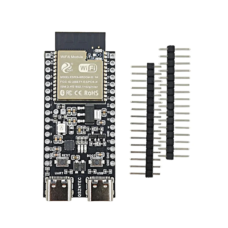 ESP32-C6-DevKitC-1 ESP32-C6 Core Board WIFI6 BLE Zigbee со сверхнизким энергопотреблением