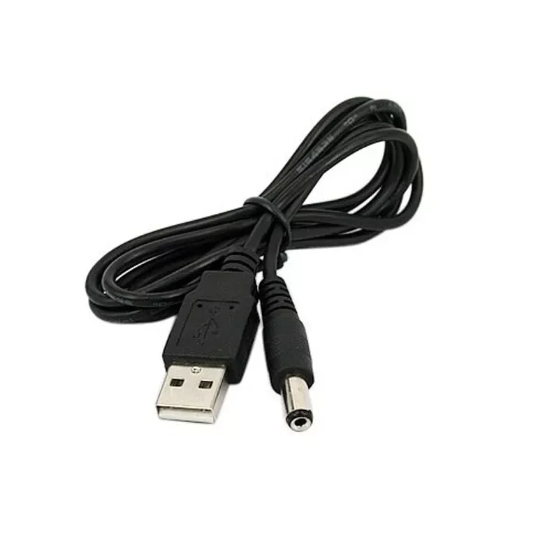 

USB-порт 100 см на 5,5*2,1 мм, 5 В, черный кабель питания с бочонком постоянного тока, коннектор для небольших электроники и устройств, для домашнего...