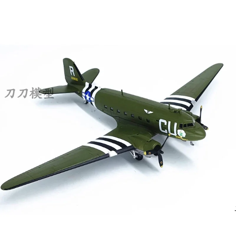Литый под давлением масштаб 1:100 битва по Нормандии C47 Готовая модель самолета из