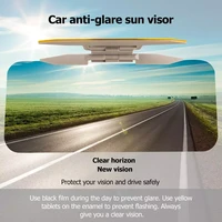 20222 in 1 car sun visor hd anti sunlight dazzling goggle day night anti glare vision driving mirror uv fold flip down clear vie