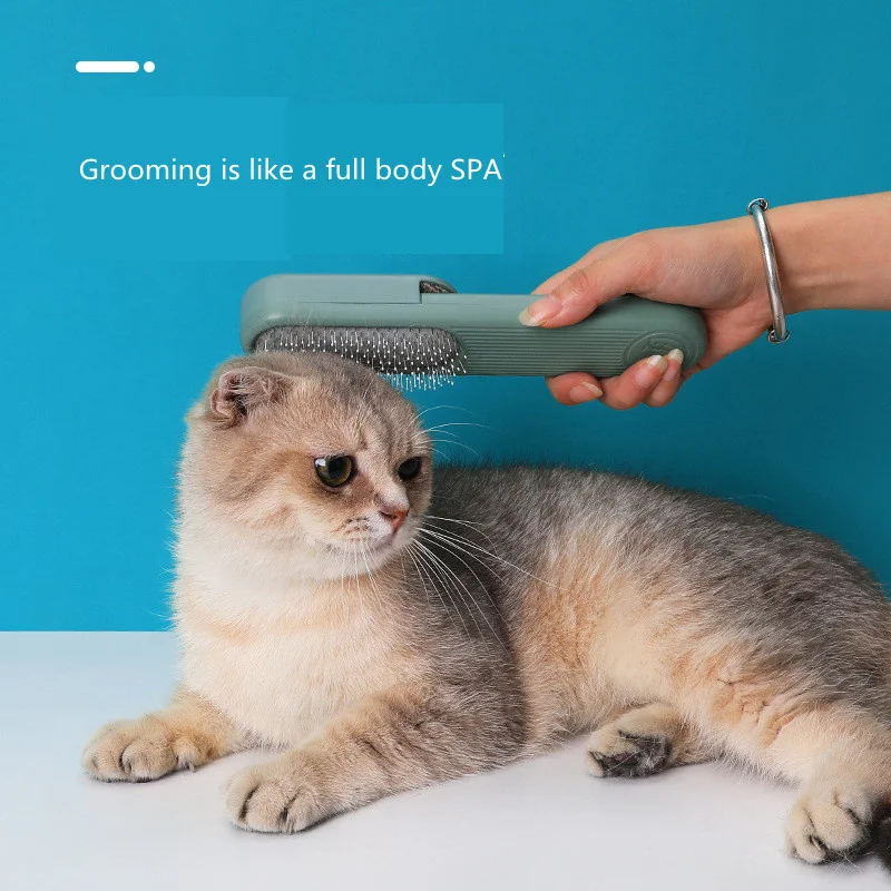 

Модная двусторонняя щетка для ванны для домашних животных, инструмент для ухода за лицом домашних животных, для длинных и коротких собак