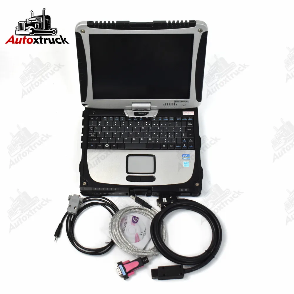 

Вилочный погрузчик для MITSUBISHI 16A68-11320 12 Pin 16A68-00800 круглый кабель с CF19 ноутбук подъемник сканер OBD диагностический кабель