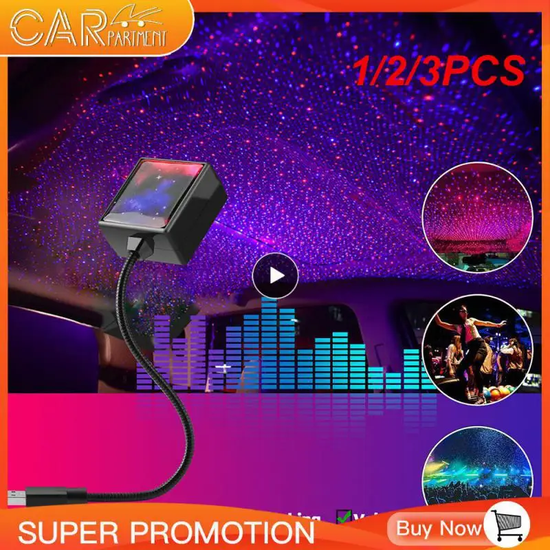 1/2/3 шт., декоративная лампа для автомобиля 1/2/3 шт., декоративная лампа для автомобиля