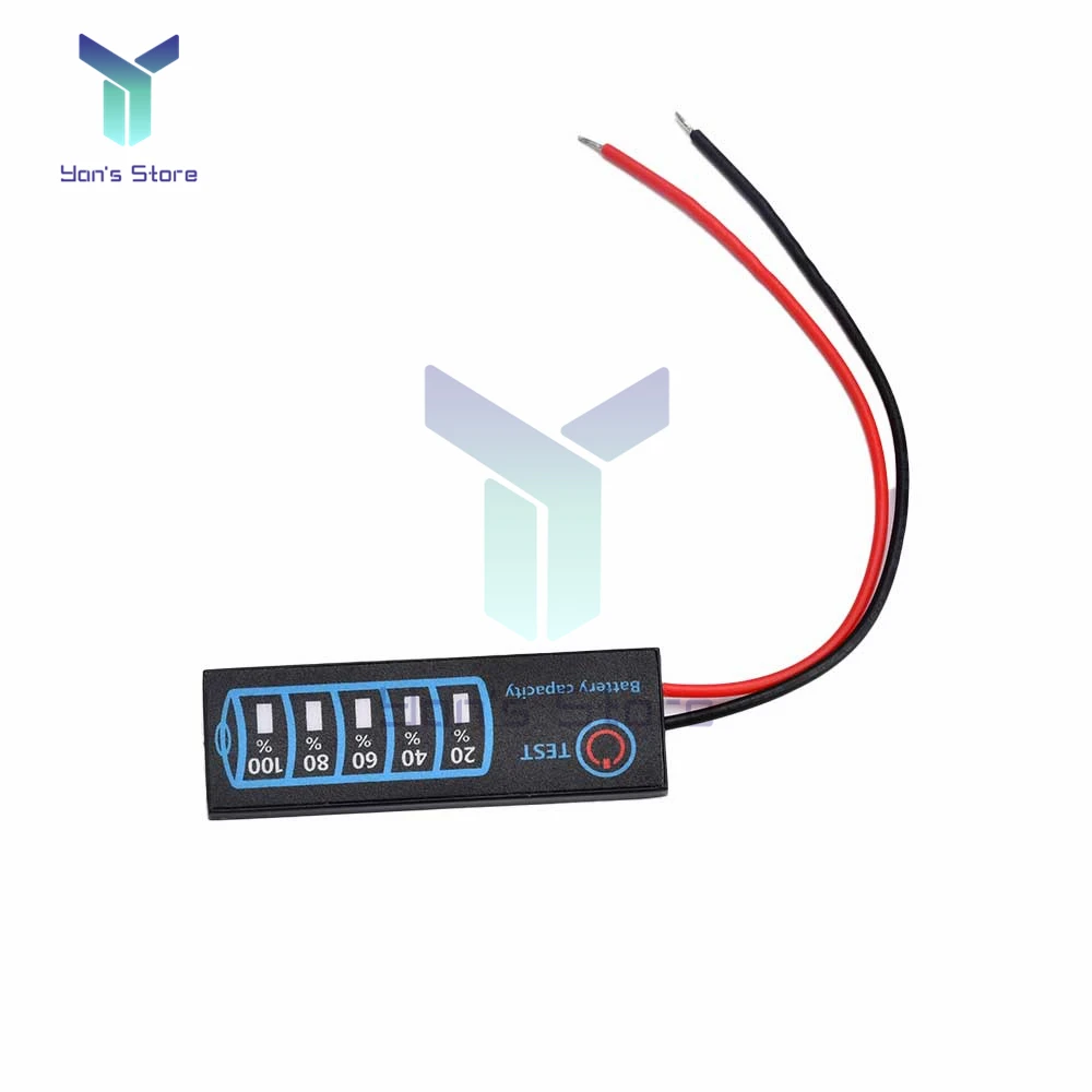 

4615 DC5V-30V 10mA 3S светодиодный индикатор смарт-литиевая батарея индикаторная табло емкости для батареи железо-фосфатная свинцово-кислотная бат...