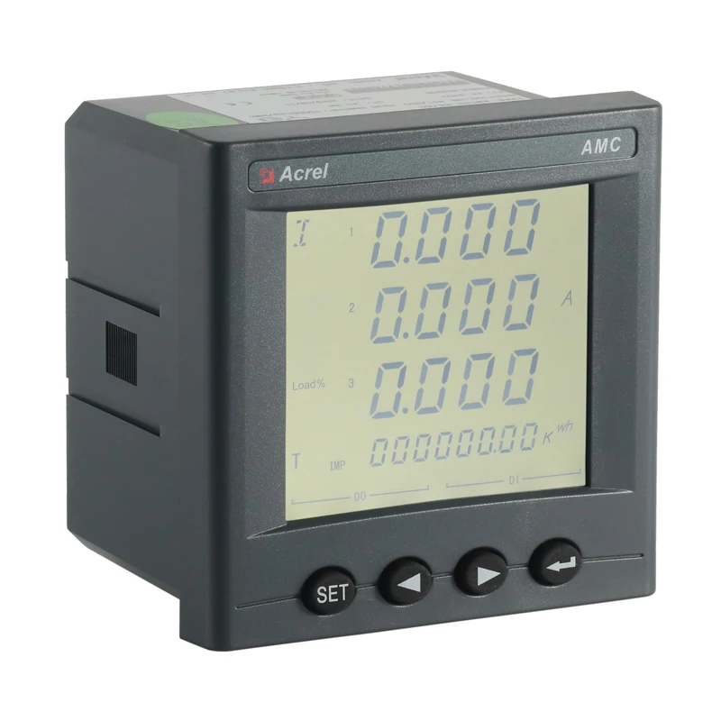 

three phase smart LCD display energy meter AMC96L-E4/KC