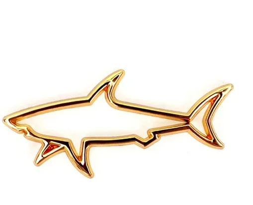 

3D металлическая наклейка для стайлинга автомобилей, полая рыба, акула, эмблема, значок, наклейки, автомобили, мотоцикл, компьютер, крышка топливного бака, аксессуары, наклейки