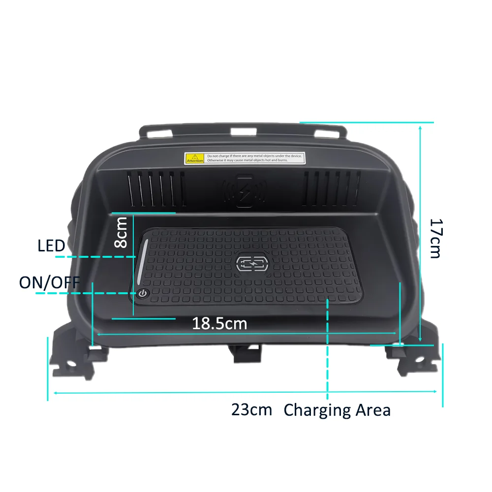 Для Toyota Corolla-L Levin 2019-2020 15 Вт Qi Быстрая зарядка автомобильное беспроводное зарядное устройство для автомобиля Pad Авто Android держатель для телефона Iphone