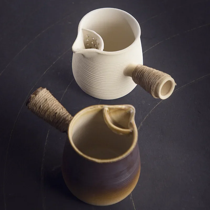 Глиняная плита заварочный чайник с ручкой для приготовления пищи в китайском