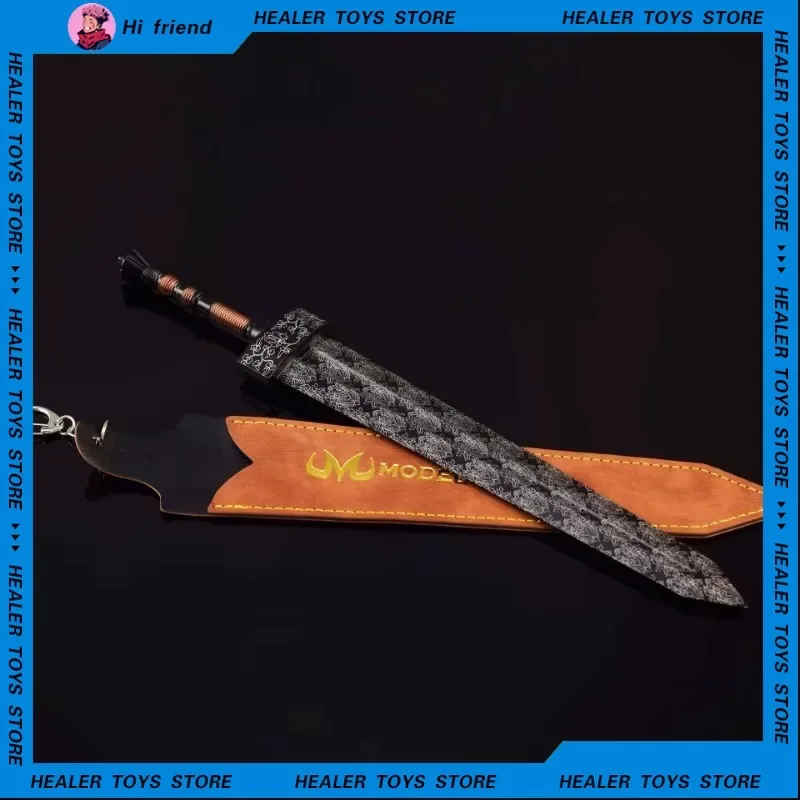 30 см японский игровой колоссальный меч огненное облако узор металлический