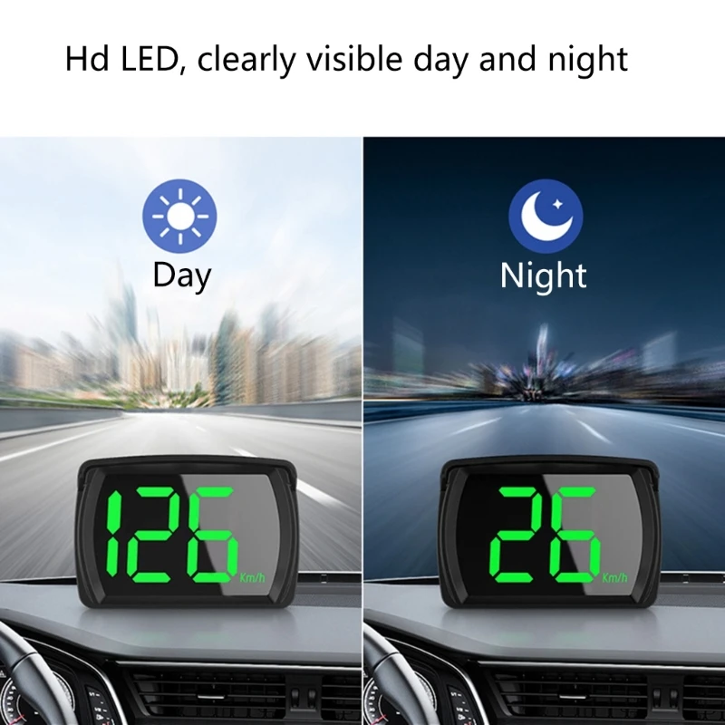 Светодиодный HUD автомобильный дисплей с экраном 2 8 дюйма цифровой спидометр км