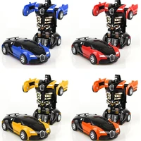 deformation toys car transformation robot toy diecast plastic model car kids for children toy birthday gift decompression toys