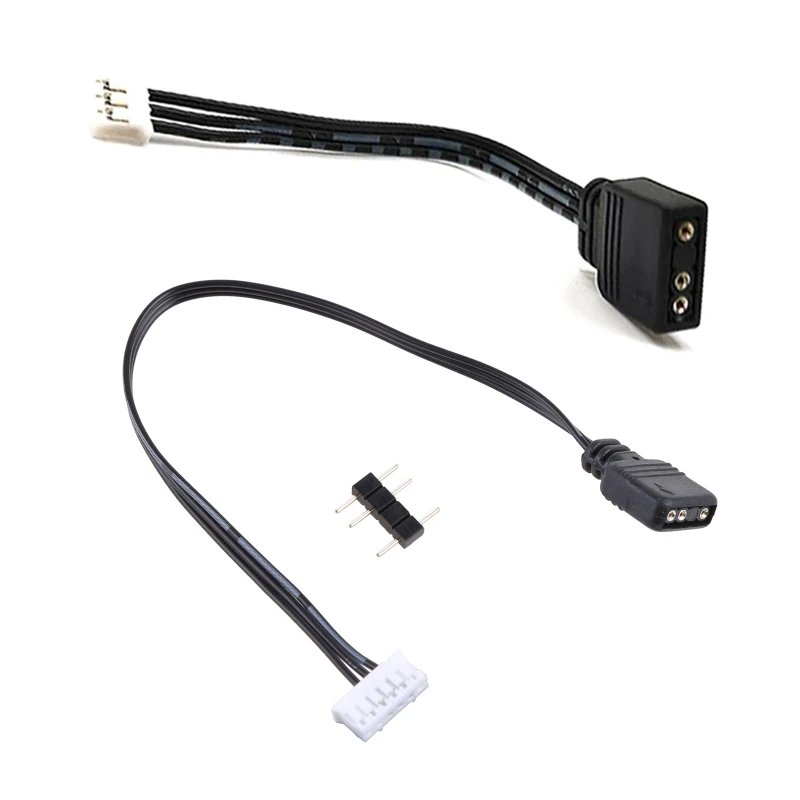 

Cool Moon Fan Adapter Cable 4Pin/ 6Pin to 5V ARGB 3Pin Converter Cord For Coolmoon Fan Controller Adaptor Connector