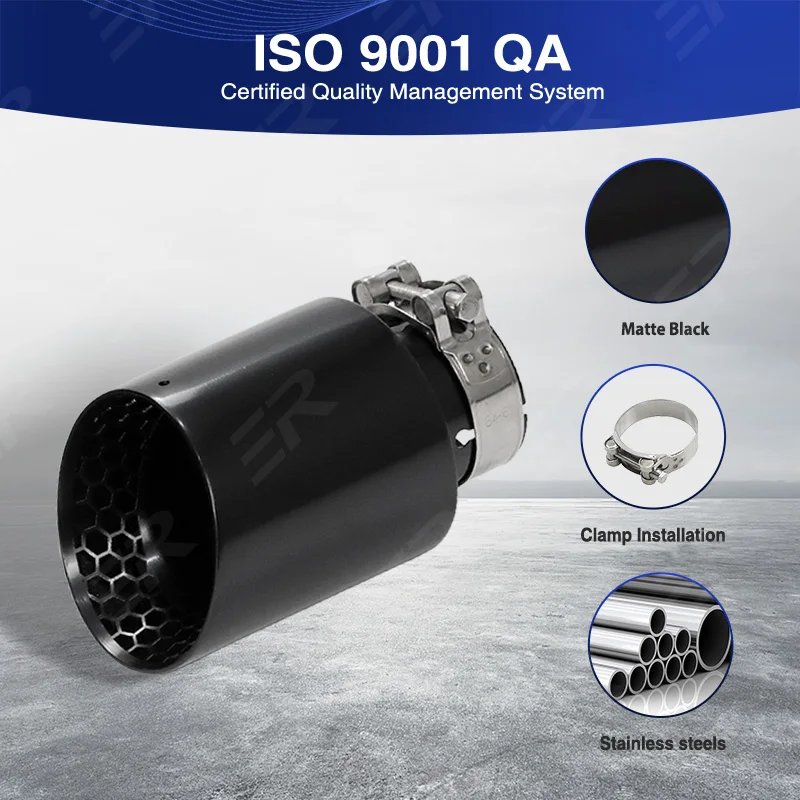 Наконечник Выхлопной Трубы ER Upgrade аксессуары для автомобиля сотовый матовый