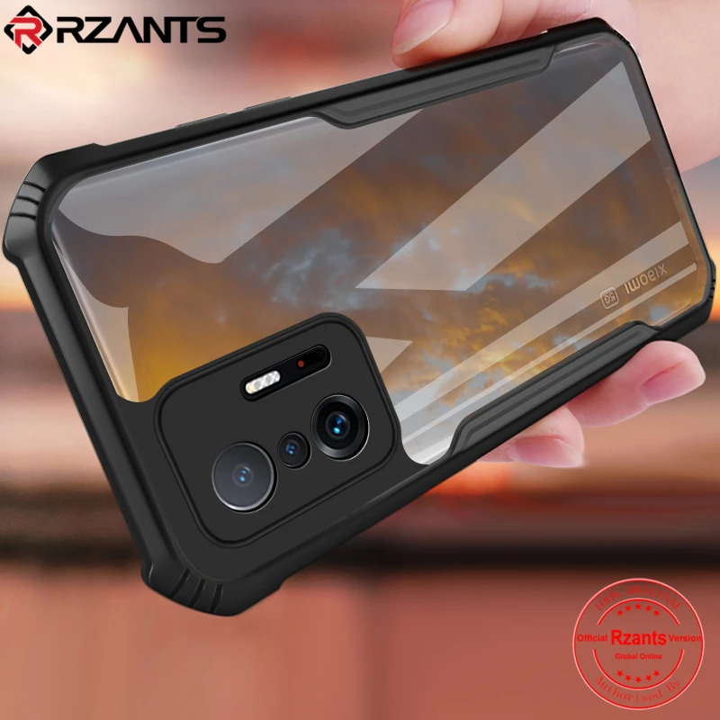 Rzants For Xiaomi Mi 11T MI 11T 12T Pro Case Hard [Blade] Shockproof Slim Crystal Clear Cover funda Casing