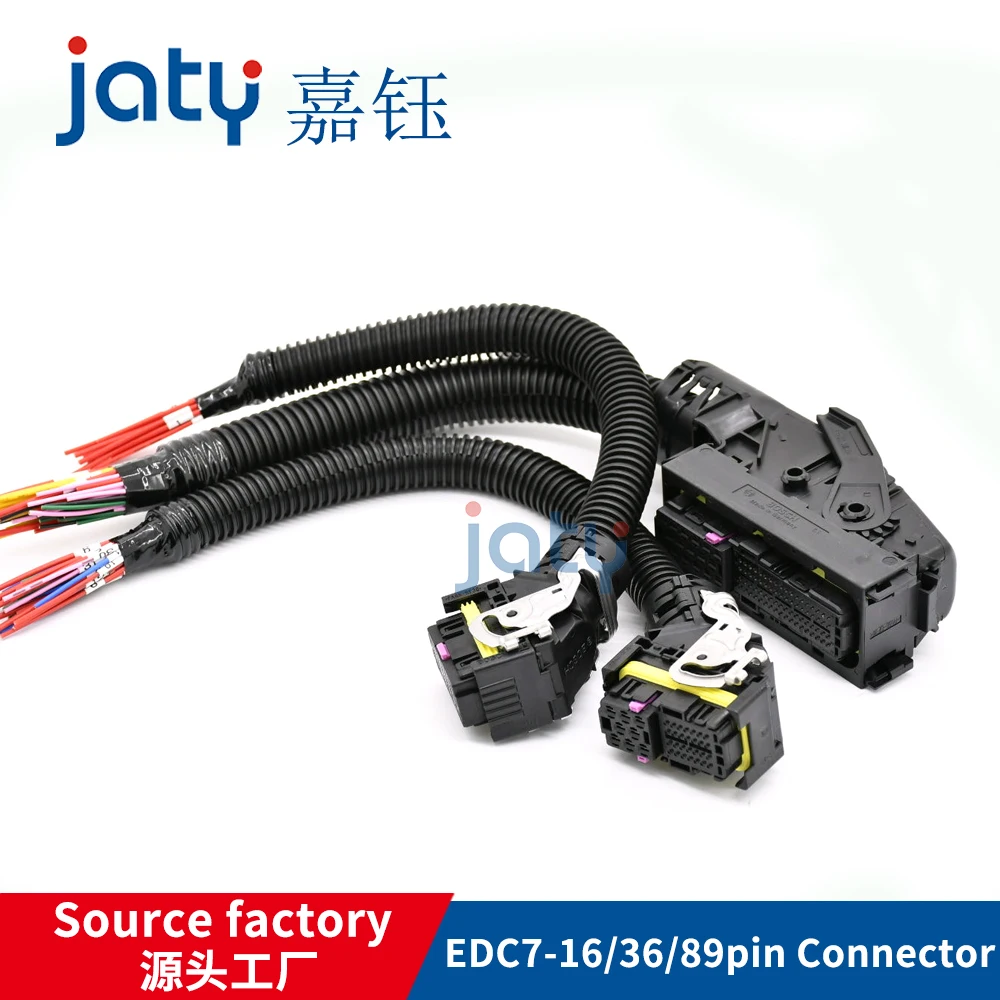 

JATY Free Shopping 16/36/89 hole full pin connector for Weichai-Xichai Bosch ECU EDC7 C7 computer board plug socket wire harness